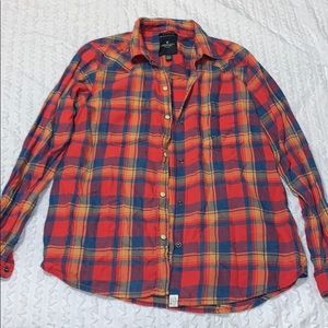 American Eagle Plaid Button Up